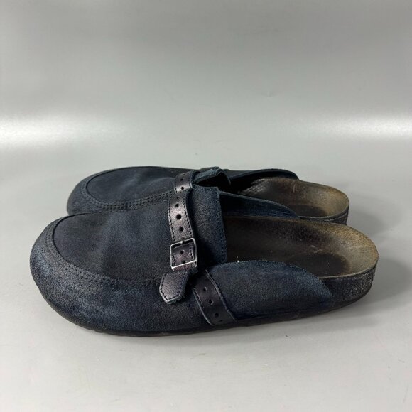 Birkenstock Eaton Blue Suede Clogs,  Size 40 main image 11